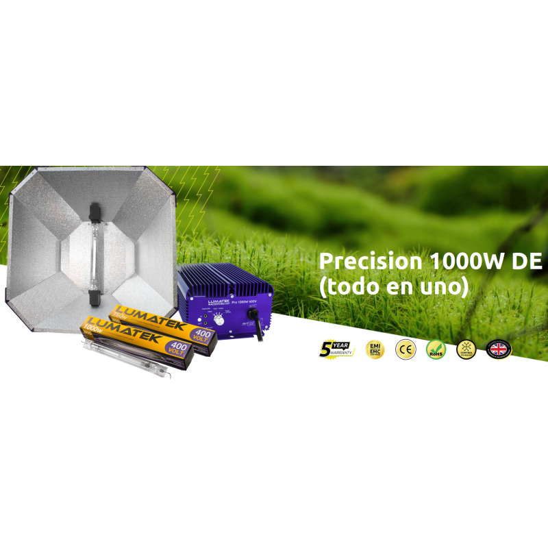 Full-Kit Lumatek PRO Precisión 400v HPS 1000W Controlable DE