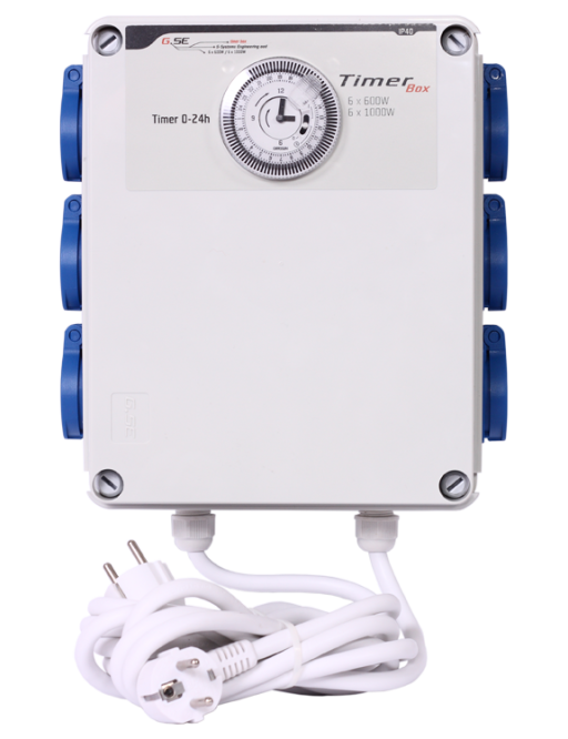 Temporizador GSE Timer Box II 6x600w
