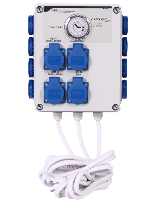 Temporizador GSE Timer Box II 12x600w
