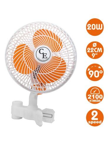 Ventilador Cornwall Electronics de Pinza Oscilante 20cm