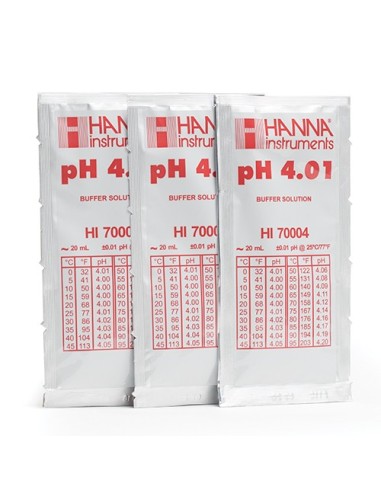 Liquido Calibrador Hanna De PH 4.01 Sobres 20 ml