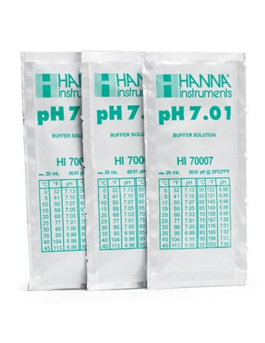 Liquido Calibrador Hanna De PH 7.01 Sobres 20 ml