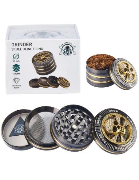 Grinder Champ High Bling Bling Calavera 50mm