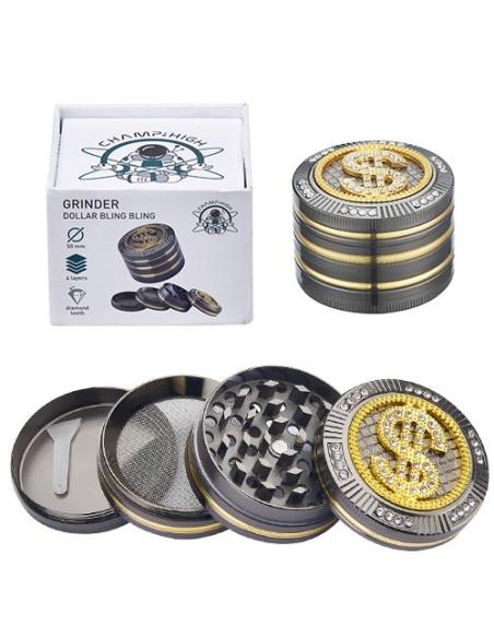 Grinder Champ High Bling Bling Dolar 50mm