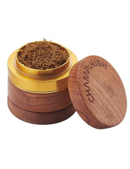 Grinder Champ High Madera Gold 60mm