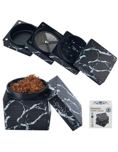 Grinder Champ High Cuadrado Marmol 50mm
