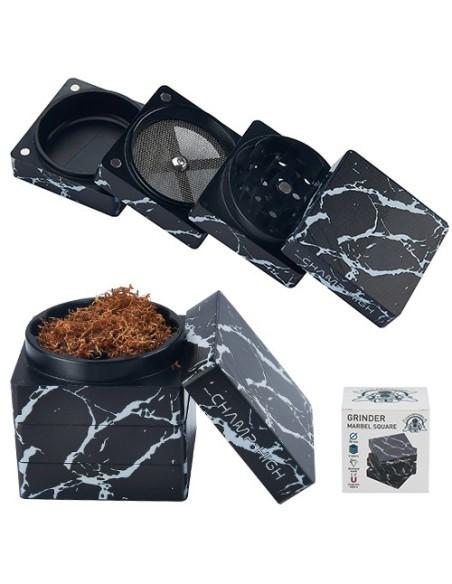 Grinder Champ High Cuadrado Marmol 50mm