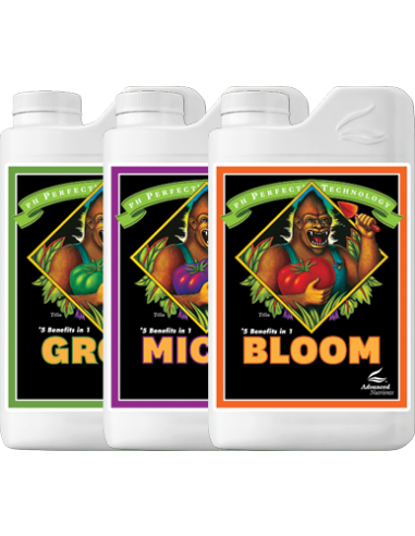 A. Nutrients pH Perfect Nutrients Base Grow-Micro-Bloom 1 Litro
