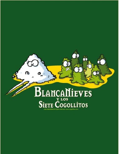 Camiseta Los Cogollitos Blancanieves y Los 7 Cogollitos Talla M