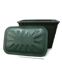 Deposito de Agua Verde Rectangular