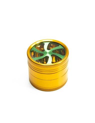 Grinder Wheel 50mm 4 partes Dorado
