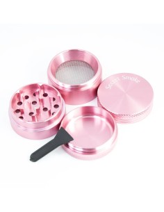 Grinder Secret Smoke 4 partes 40mm Rosa 2