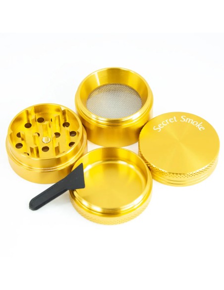 Grinder Secret Smoke 4 partes 40mm Dorado