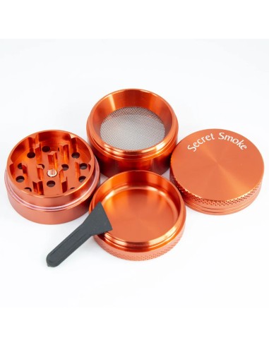 Grinder Secret Smoke 4 partes 40mm Rojo
