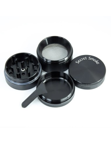 Grinder Secret Smoke 4 partes 40mm Negro