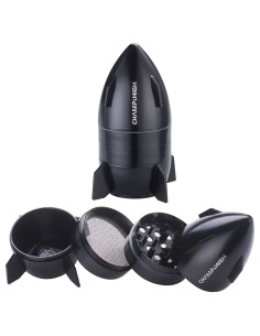 Grinder Champ High Mini Spaceship 50mm Negro