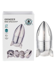 Grinder Champ High Mini Spaceship 50mm Plata 2