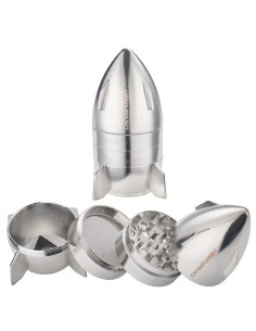 Grinder Champ High Mini Spaceship 50mm Plata