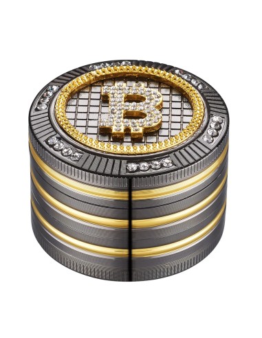 Grinder Champ High Bling Bling Bitcoin 50mm
